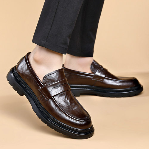 Men's Shoes New Fashion Leather Shoes Men's Spring And Autum