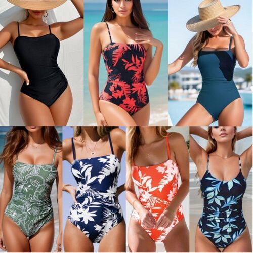 Printed One-piece Swimsuit Sling Swimsuit One-piece  Direct