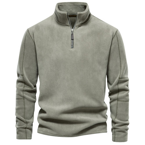 Men's Stand llar Half Zipper Stand llar Fashionable All-matc