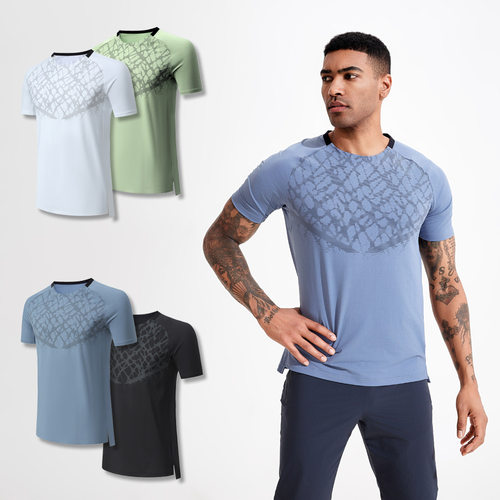 European-size Round Neck Loose Short-sleeved Casual Running