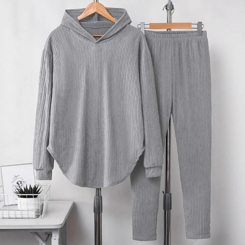 Women's Fashion Casual Suit Women's Solid lor Home Clothes H