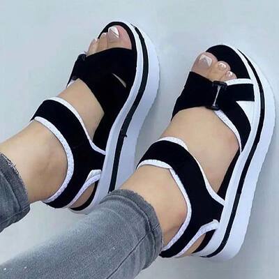 Women's Sandals Heels Sandals With Low Platform Shoes For Wo