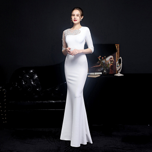 2026新款婚礼敬酒服新娘连衣裙女气质女神范长款答谢宴鱼尾晚礼服