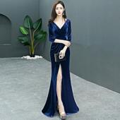 晚礼服女2025新款 高级感高贵优雅气质名媛显瘦宴会晚会长款 连衣裙