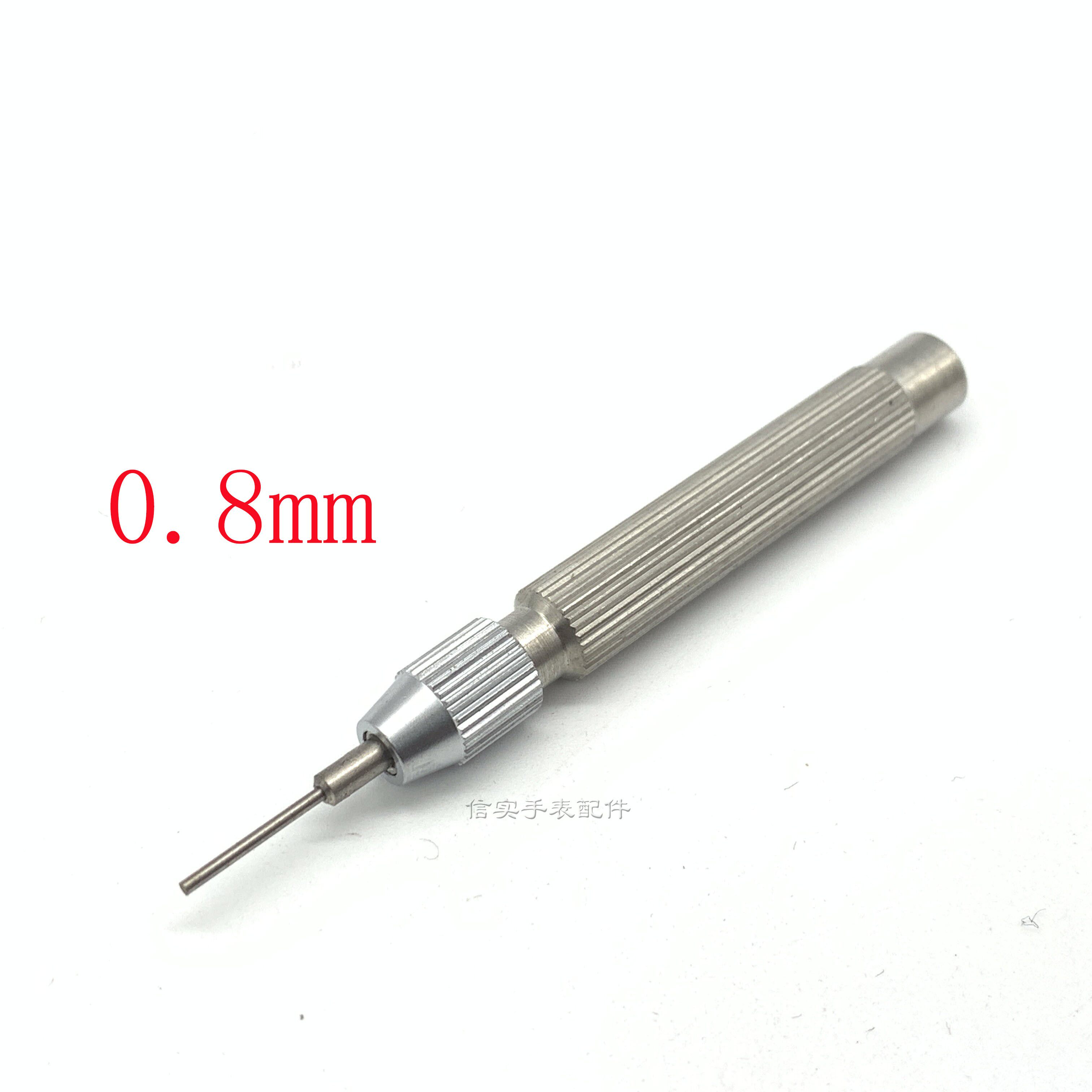 시계 수리 도구 스테인레스 스틸 펀치 시계 스틸 스트랩 길이 조절기 스트랩 제거 핀 스트랩 제거 교체 가능한 헤드 펀치
