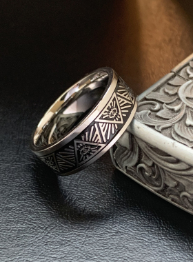 天使之瞳-不掉色高级感痞帅戒指