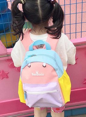 三只小鸭儿童书包幼儿园挂件书包男孩女宝小朋友学生一年级双肩包
