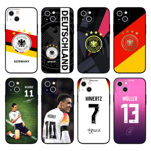 克洛泽 穆勒 穆西亚拉 德国队手机壳适用华为苹果三星vivo小米OPPO魅族一加红米国家队球星硅胶保护套可定制