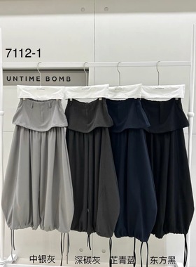 小众设计 超舒服的棉质 秋冬加厚款屁帘灯笼裤搭排骨羽绒巨好看