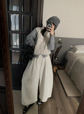 SWM 冬上新！韩系简约灯芯绒百搭休闲裤