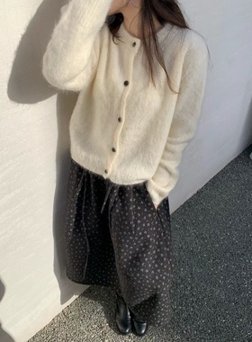 SWM 超百搭加绒碎花半裙 搭毛衣 羽绒服都绝绝子