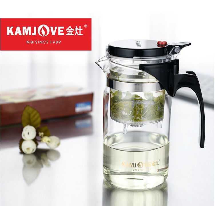 金灶TP-765茶道杯飘逸杯玻璃茶壶