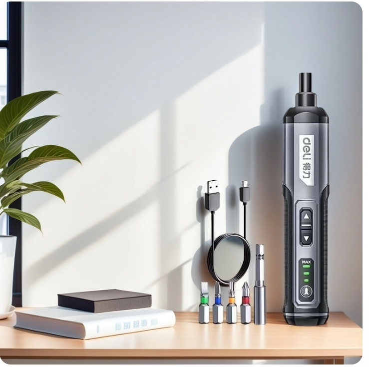 得力电动螺丝刀25批头套装