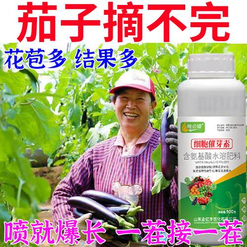 茄子生根提苗肥茄子快速生根分叉多壮苗促长生根养根专用增产剂