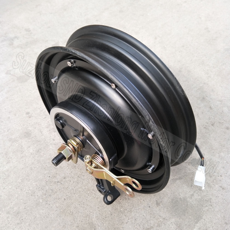 电动车维修替换 14寸电摩 48v60v 1500w 鼓刹改装简易车电机