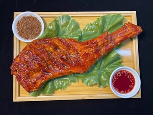 烤羊腿模型仿真烤羊排烤全羊烧烤样品烤乳猪食品摆件影视拍摄道具