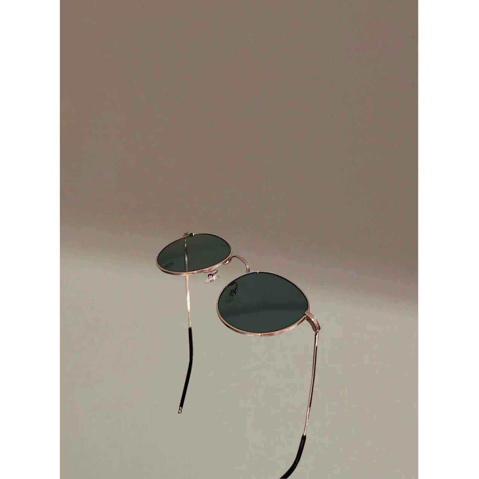 cece复古圆框太阳眼镜女款不挑脸型同款泰酷墨镜夏季首选