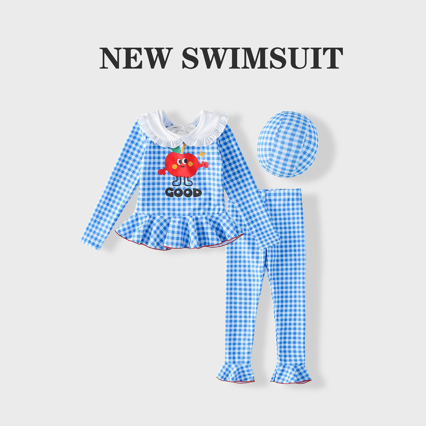 儿童泳衣女童分体长袖长裤游泳衣宝宝套装小女生温泉度假速干泳装,童装/婴儿装/亲子装,泳衣裤,淘宝优惠券,粉丝福利购,淘宝优惠卷