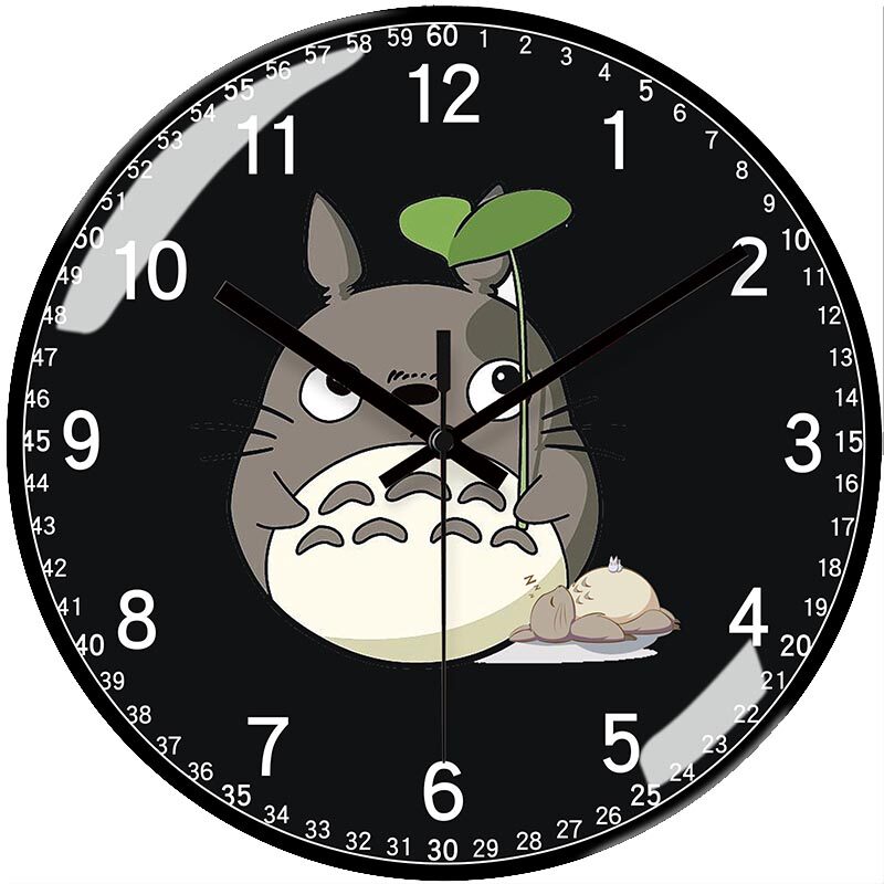 龙猫宫崎骏挂钟石英自动对时房间