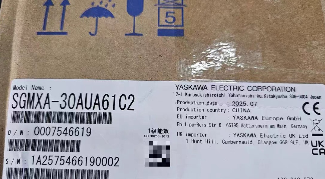 SGM7G-09APK-YR1/SGM7G-09APK-YR1A安川机械手臂专用伺服电机