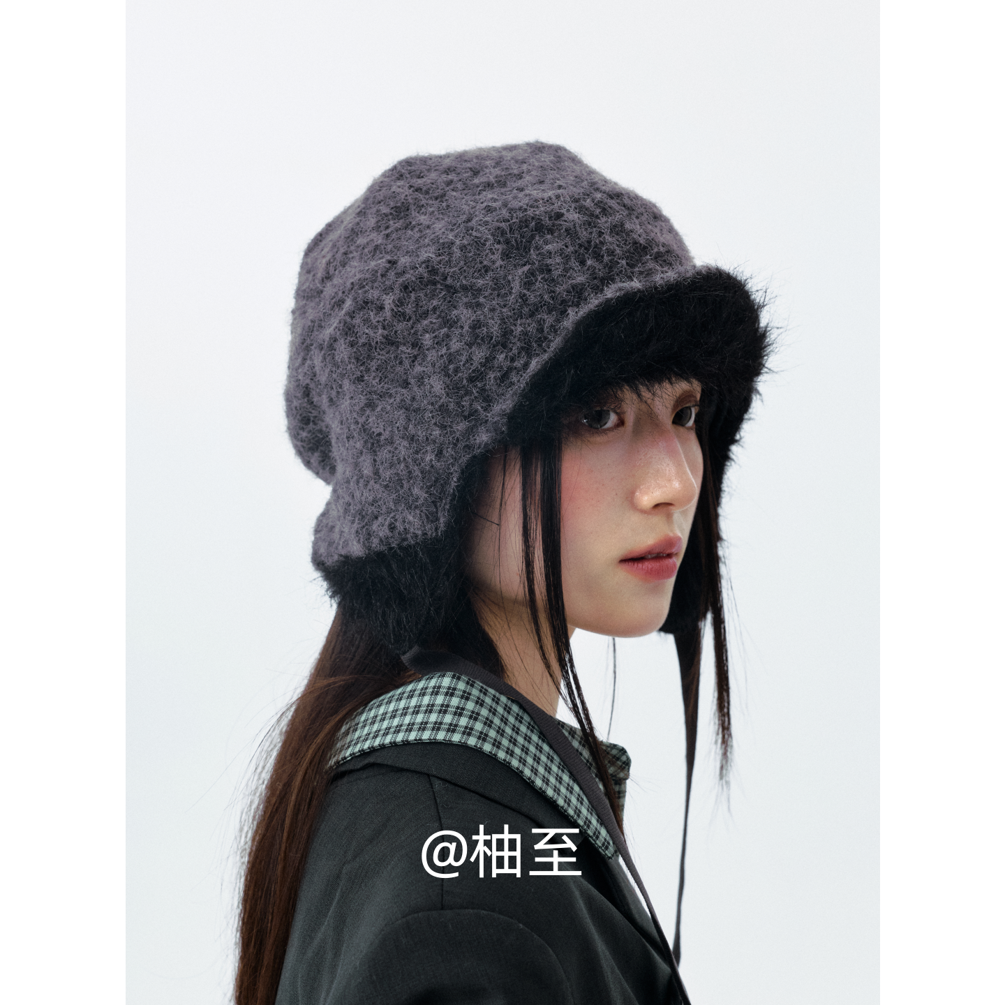 毛绒飞行帽子女秋冬韩版日系百搭防寒保暖包头护耳帽雷锋帽潮ins