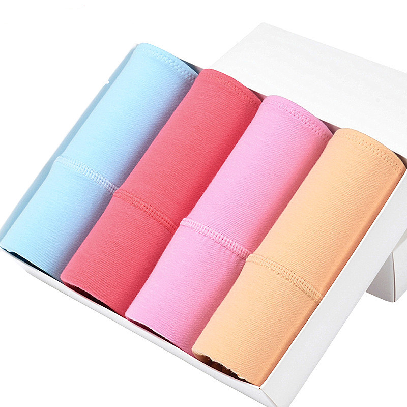 依之舍弹力棉收腹纯色三角裤包邮