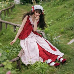 （五团棉开衫坎肩定金）彩虹蛋糕纯棉开衫坎肩日常CLA通勤LOLITA
