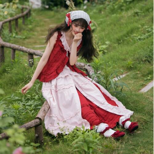 （五团棉开衫坎肩定金）彩虹蛋糕纯棉开衫坎肩日常CLA通勤LOLITA
