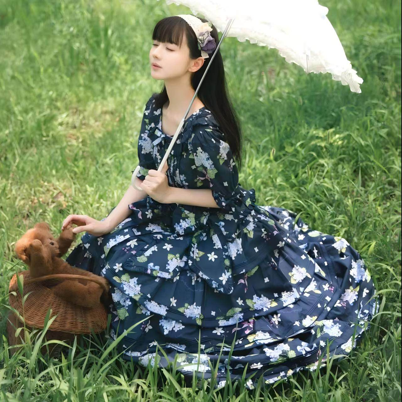 (分体有熊版尾款)无尽夏二团绣球花连衣裙春日花语Lolita,模玩/动漫/周边/娃圈三坑/桌游,lolita洛丽塔/软妹装/洋装,淘宝优惠券,粉丝福利购,淘宝优惠卷