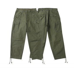 ACE浮生出品石磨旧化硫化染高密野战丛林多口袋宽松锥形工装 裤