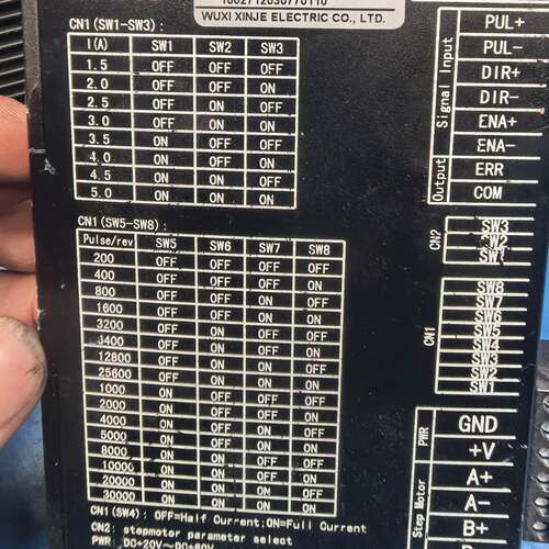 可维修信捷DP-508D步进驱动器，议价