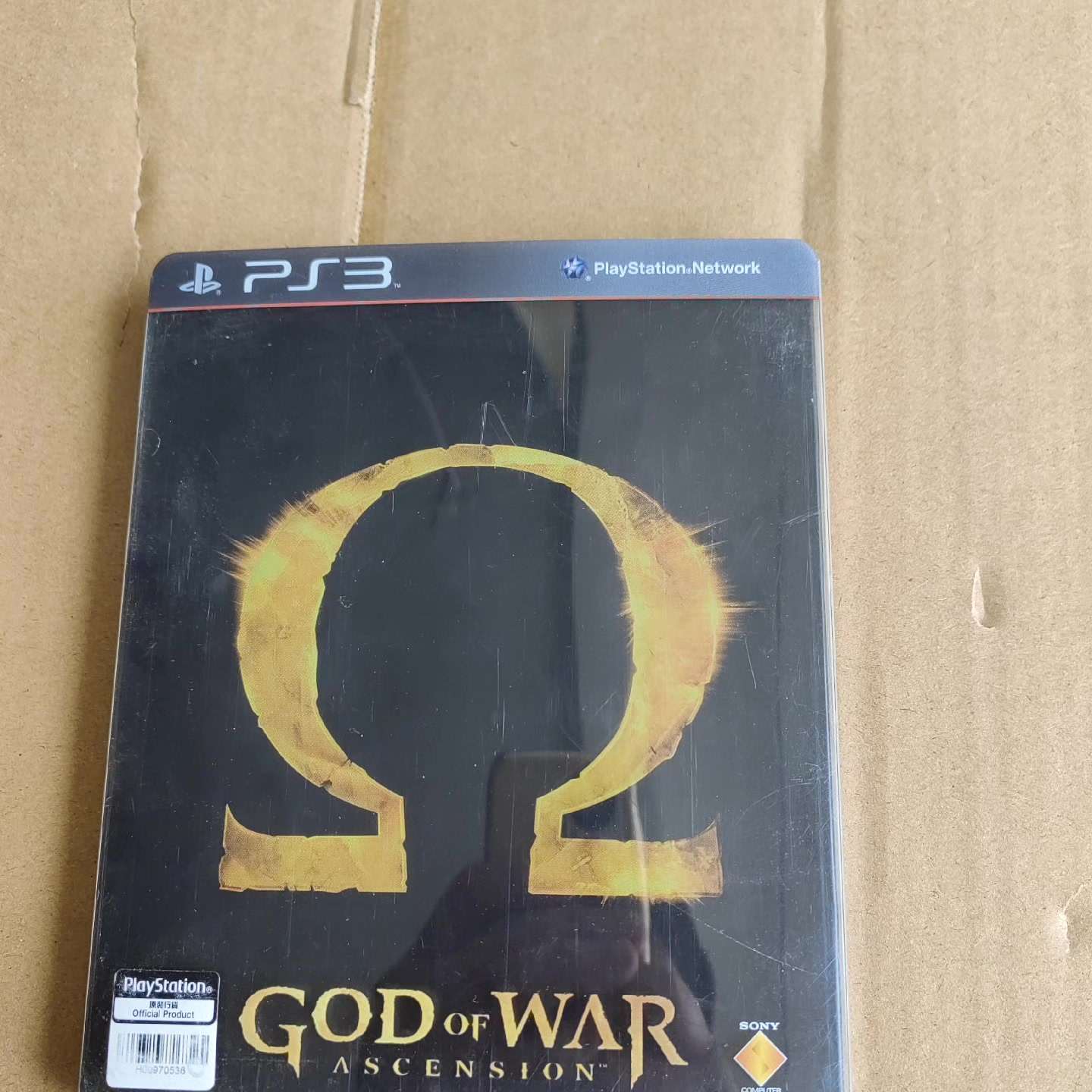 维修99新 PS3光铁盒 战神升天 GOD OF WAR议价