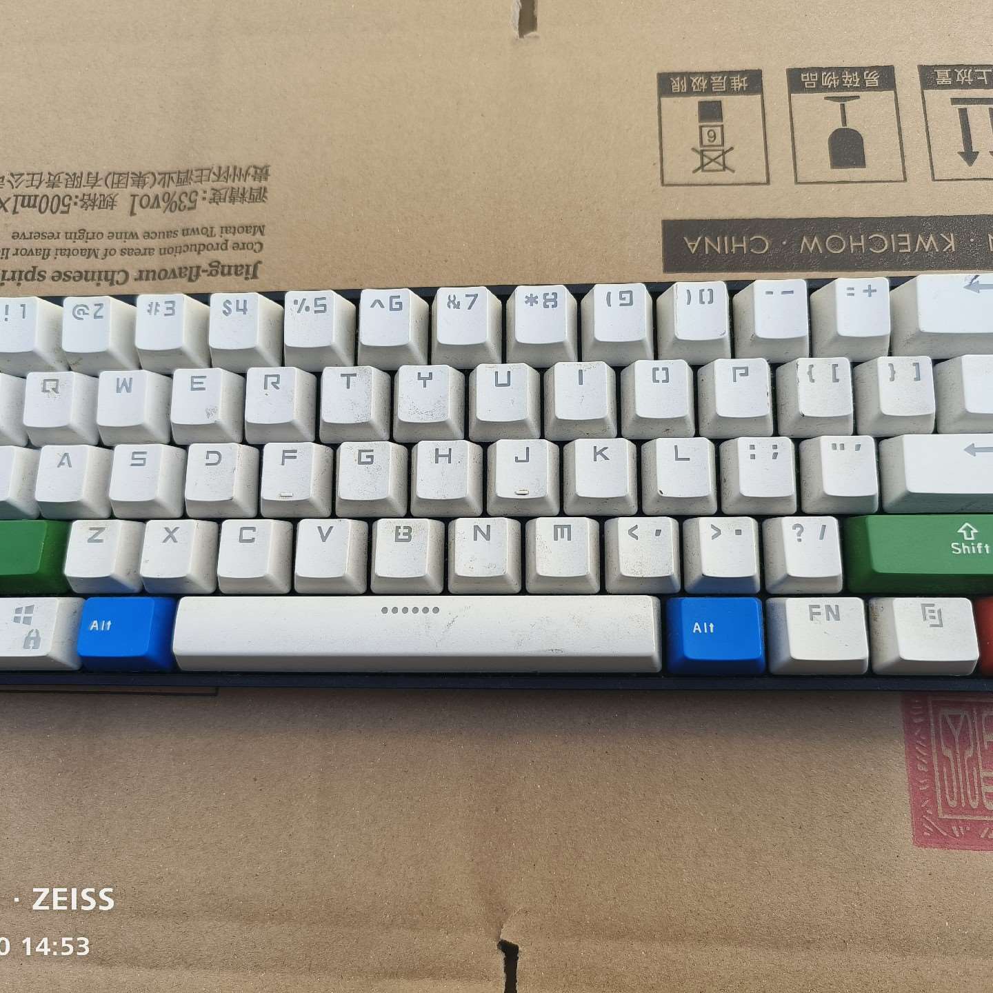 维修ikbc poker PKX-6100，机械键，樱桃青轴议价