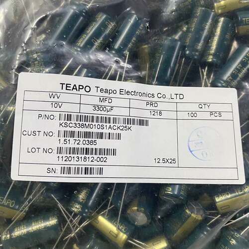 可维修10V3300uFTEAPO电容器，12.5X25mm，议价