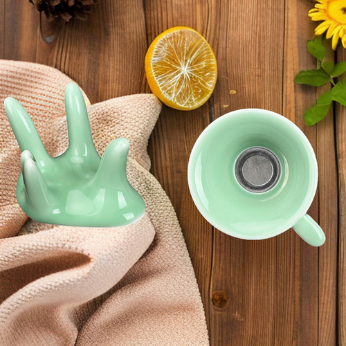 精品青瓷茶漏茶托功夫茶具配件