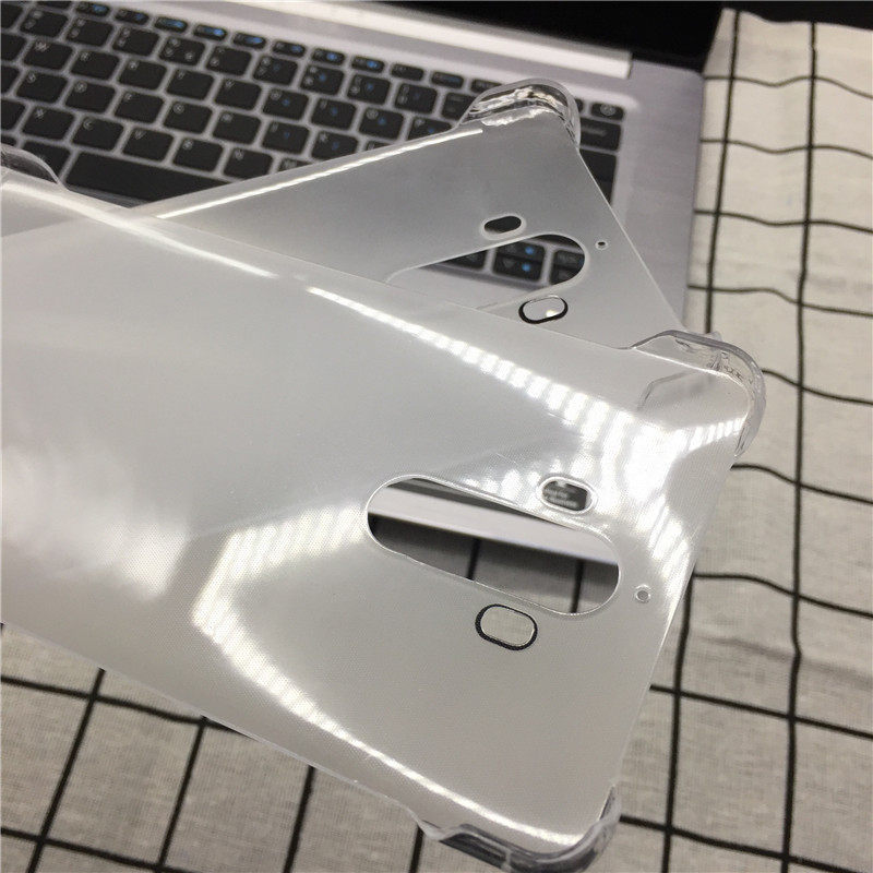 适用于华为mate9原装手机壳 mate9原厂透明硬壳 mate9四角摩卡金硬壳DP