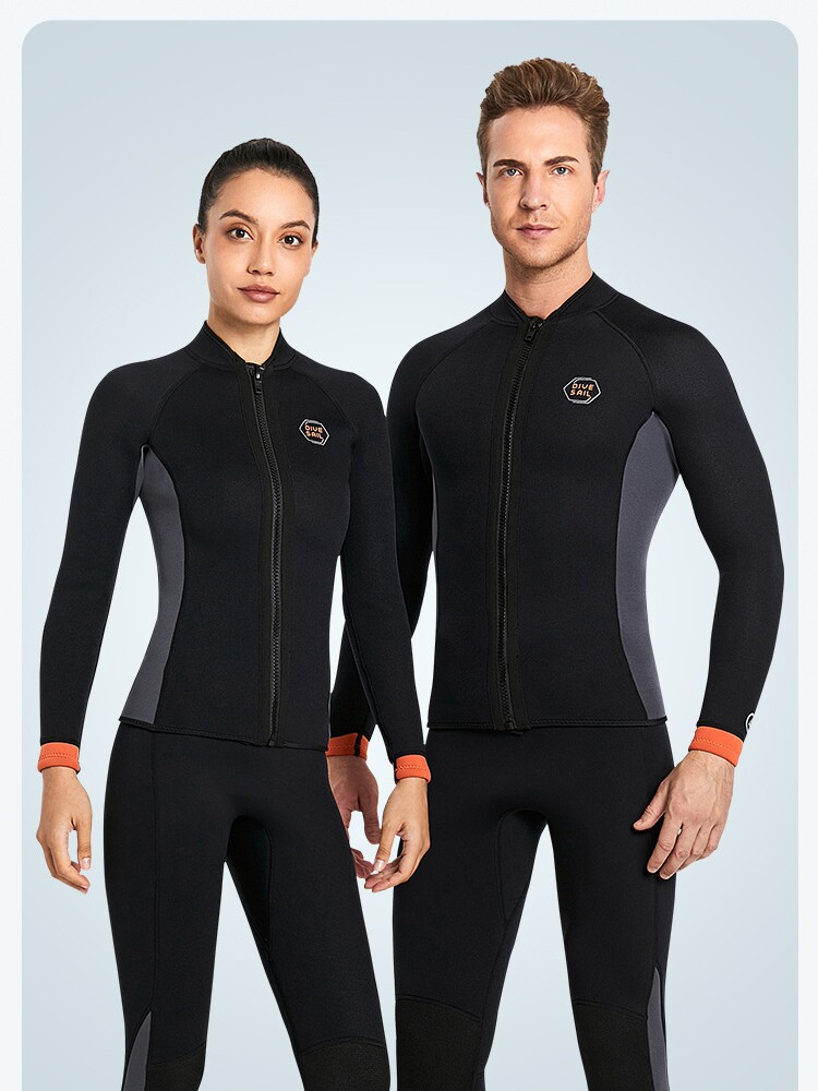 3MM潜水裤男女分体上衣加厚保暖泳裤游泳自由潜水浮潜冲浪防寒冬