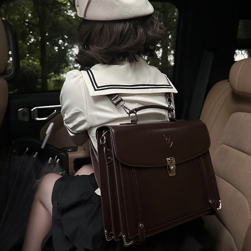 脑壳痛原创设计jk制服包剑桥包女