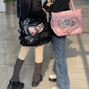 脑壳痛原创【浮光琥珀】痛包日常大容量外出透明托特【8折清仓】