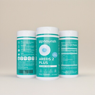 美国成人眼睛维生素AREDS 2+叶黄素玉米黄质藏红花虾青素眼部干涩