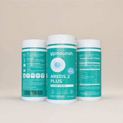 美国成人眼睛维生素AREDS 2+叶黄素玉米黄质藏红花虾青素眼部干涩