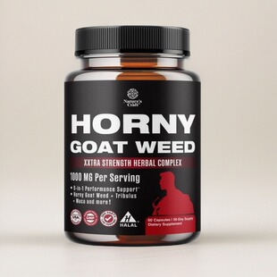 美国代男士角质山羊草Horny Goat Weed+玛咖Tongkat Ali能量耐力