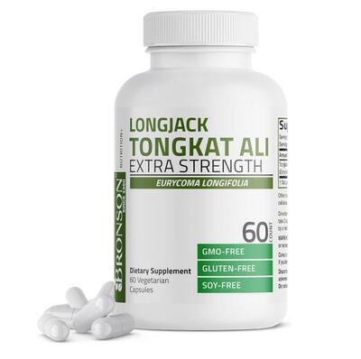 美国Bronson Longjack Tongkat Ali男士东革胶囊60粒保健