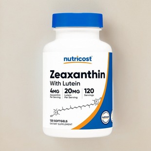美国代成人叶黄素玉米黄素视力眼睛健康保健Nutricost Zeaxanthin