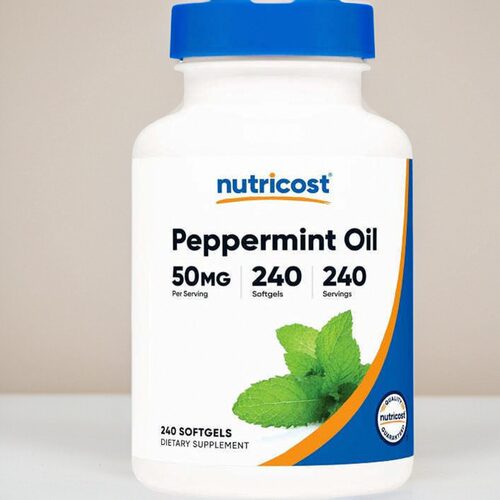 美国购薄荷油胶囊Nutricost Peppermint Oil 肠胃保健舒缓240粒