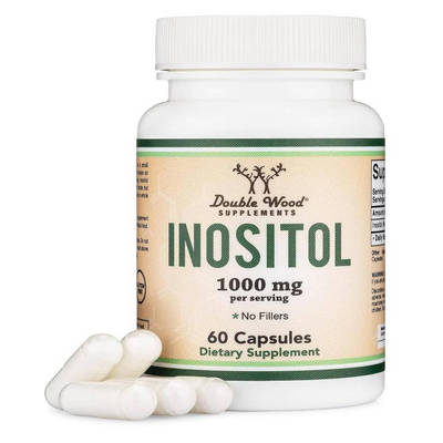 美国代购成人肌醇胶囊Inositol Capsules (Myo Inositol)60粒
