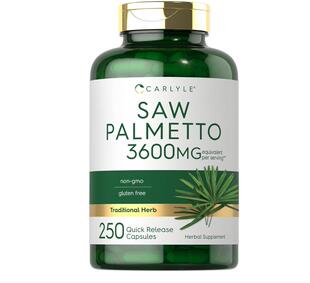 美国成人锯棕榈Carlyle Saw Palmetto 前列健康保健品植物250粒