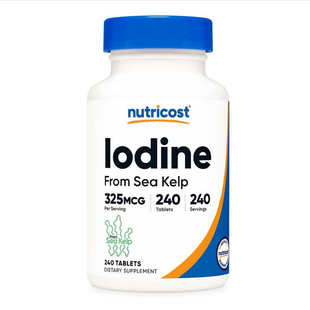 Kelp碘片胶囊成人保健240粒 Sea Nutricost Iodine