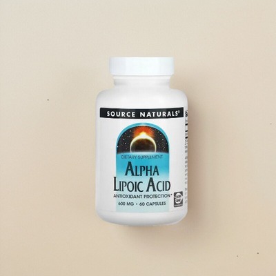 美国Source Naturals α-硫辛酸ALPHA LIPOIC ACID控糖600MG60粒