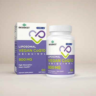 美国脂质体辅酶Q10心脑保健 Liposomal Ubiquinol CoQ10 800mg60